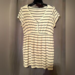 Motherhood striped maternity top